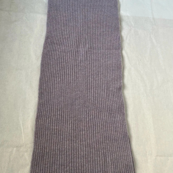 GAP Womens Winter Warm 100% Cashmere Scarf Ribbed NWT - Picture 7 of 8